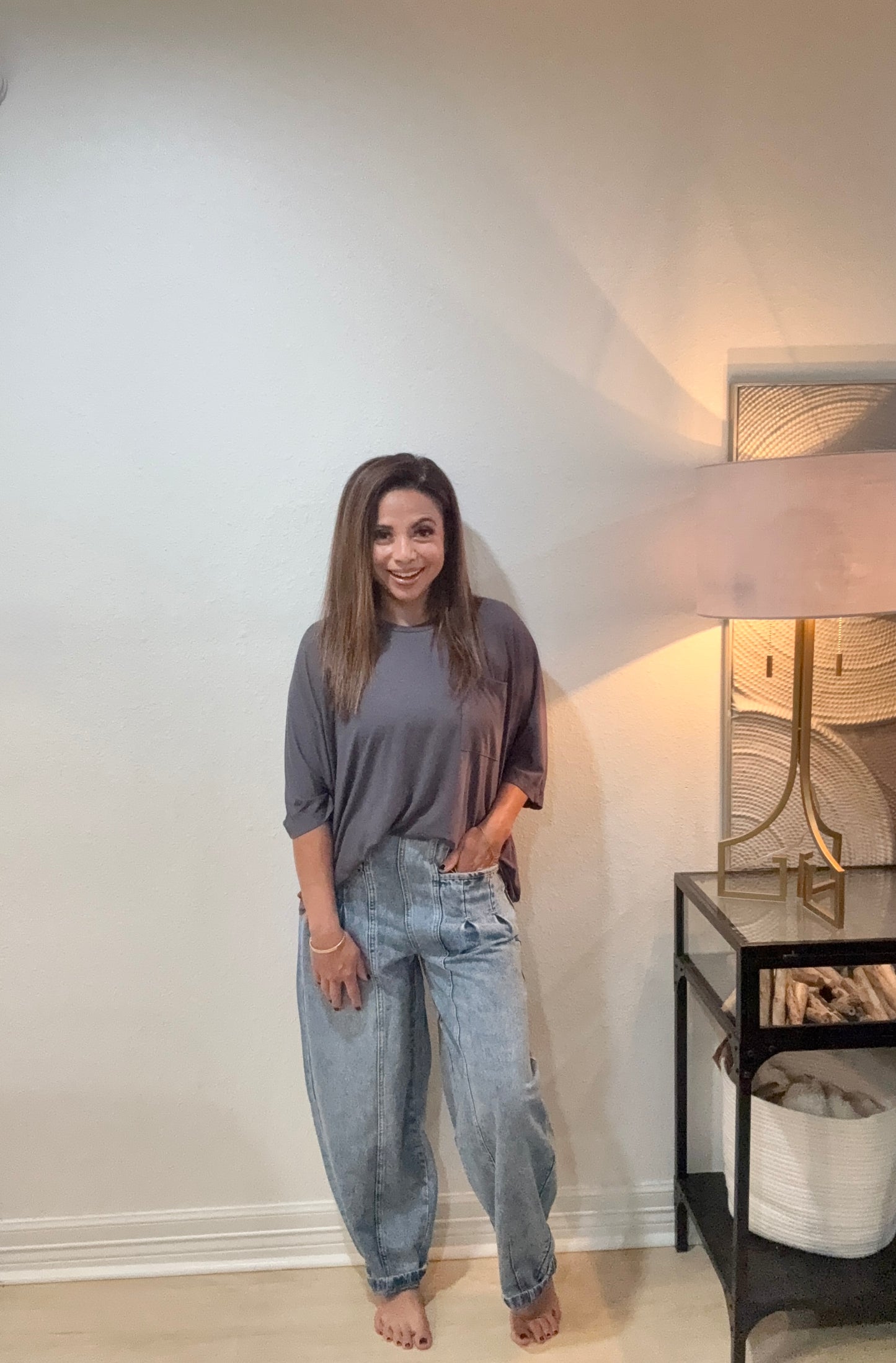 Barrel jeans