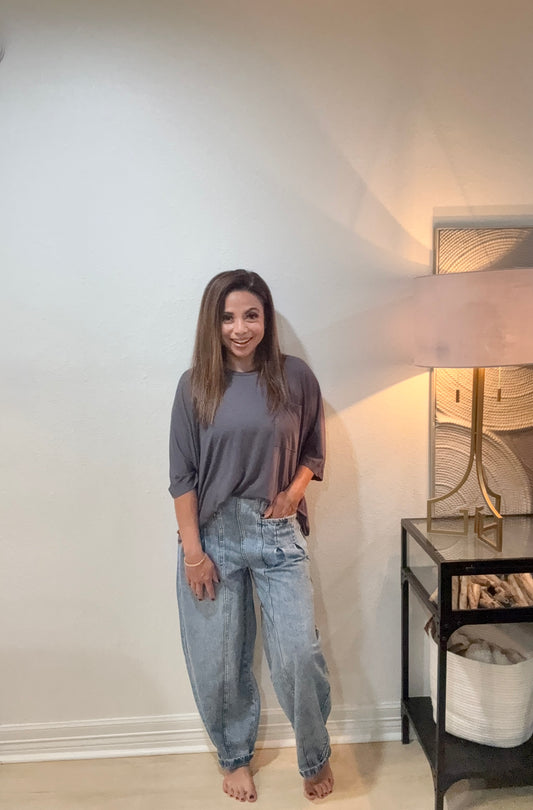 Barrel jeans