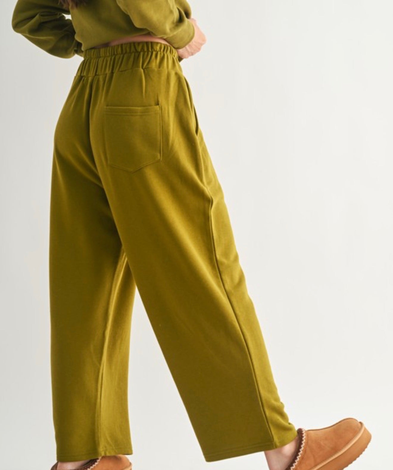 Dune drift cotton wide leg pants