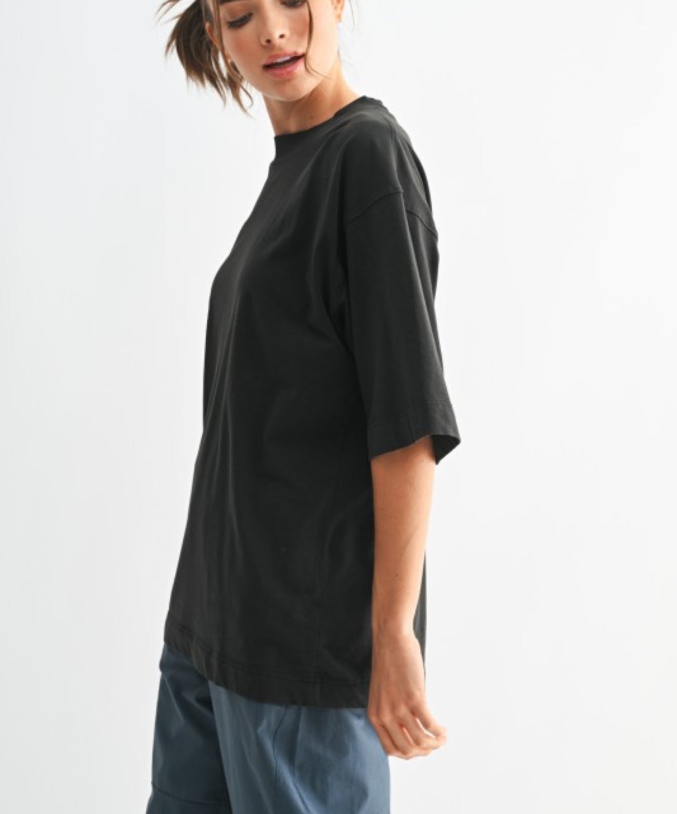 Cloudfade Pima cotton boxy tee
