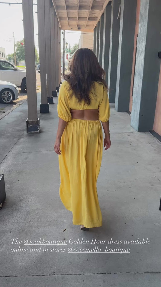 Golden hour dress